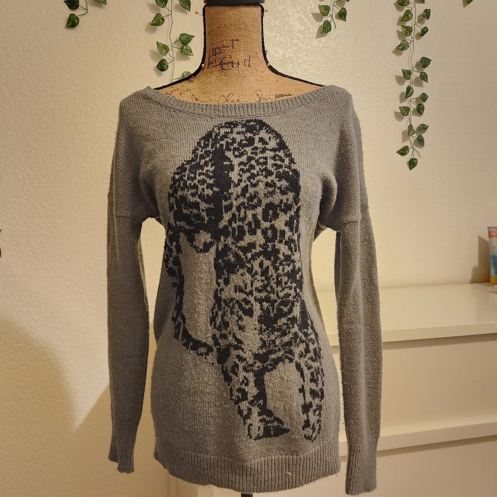 Gray Knit Sweater